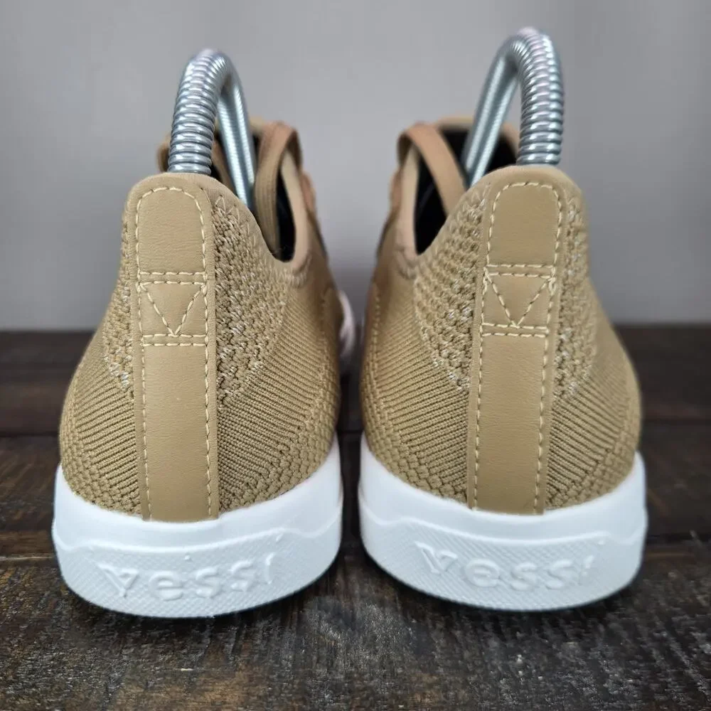 Vessi Weekend 1.5 Sneaker Womens Size 8 Waterproof Shoes Oak Brown White